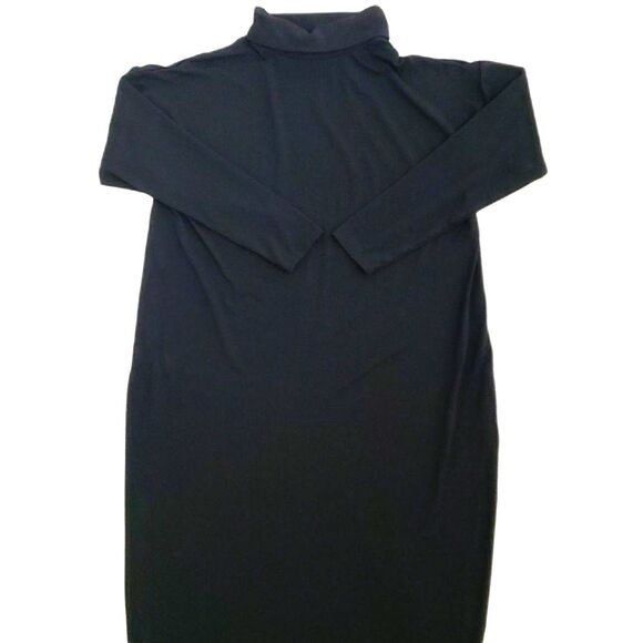 Isabella Oliver Women Black Turtle Neck Maternity Dress Size 1 - Picture 3 of 8